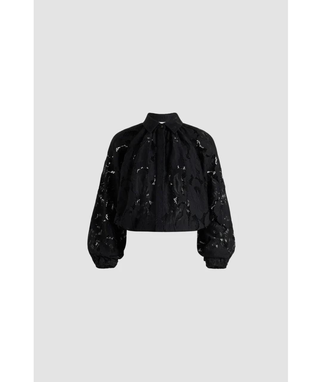 PATOU Черная вискозная блузы, фото 6