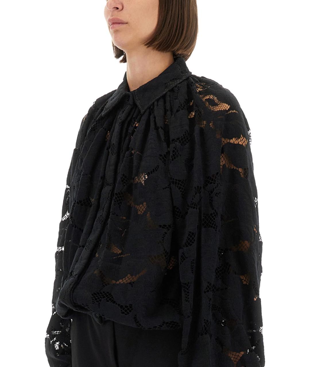 PATOU Черная вискозная блузы, фото 5
