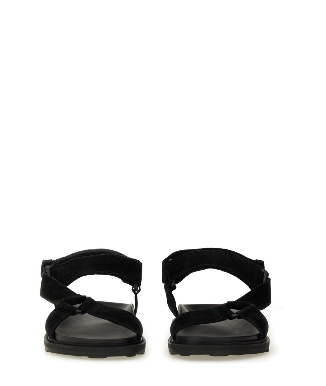 MOSCHINO Черные кожаные сандалии, фото 5