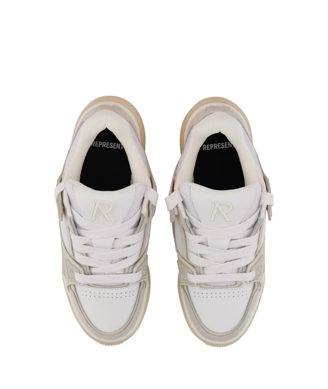 REPRESENT Белые низкие кроссовки / кеды, фото 6