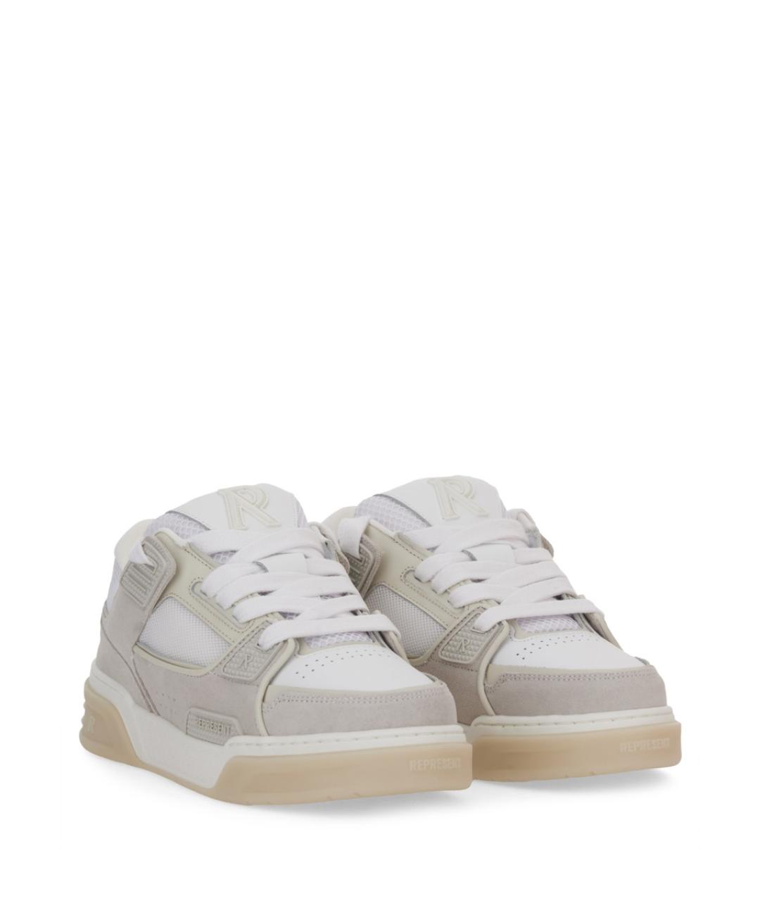 REPRESENT Белые низкие кроссовки / кеды, фото 2