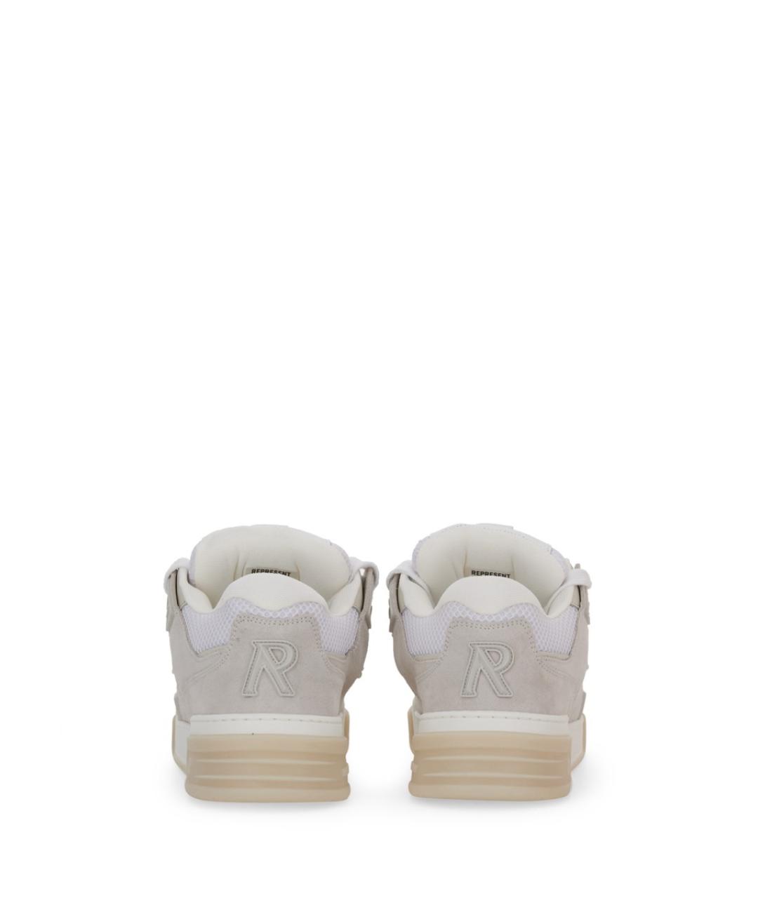 REPRESENT Белые низкие кроссовки / кеды, фото 3