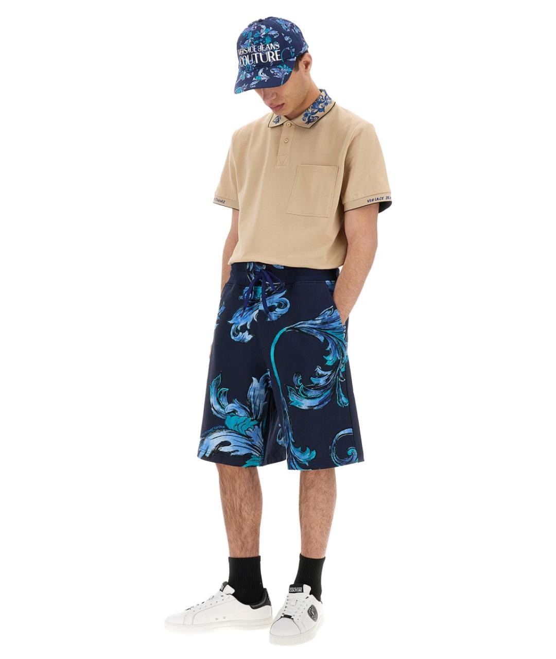 VERSACE JEANS COUTURE Мульти хлопковые шорты, фото 3