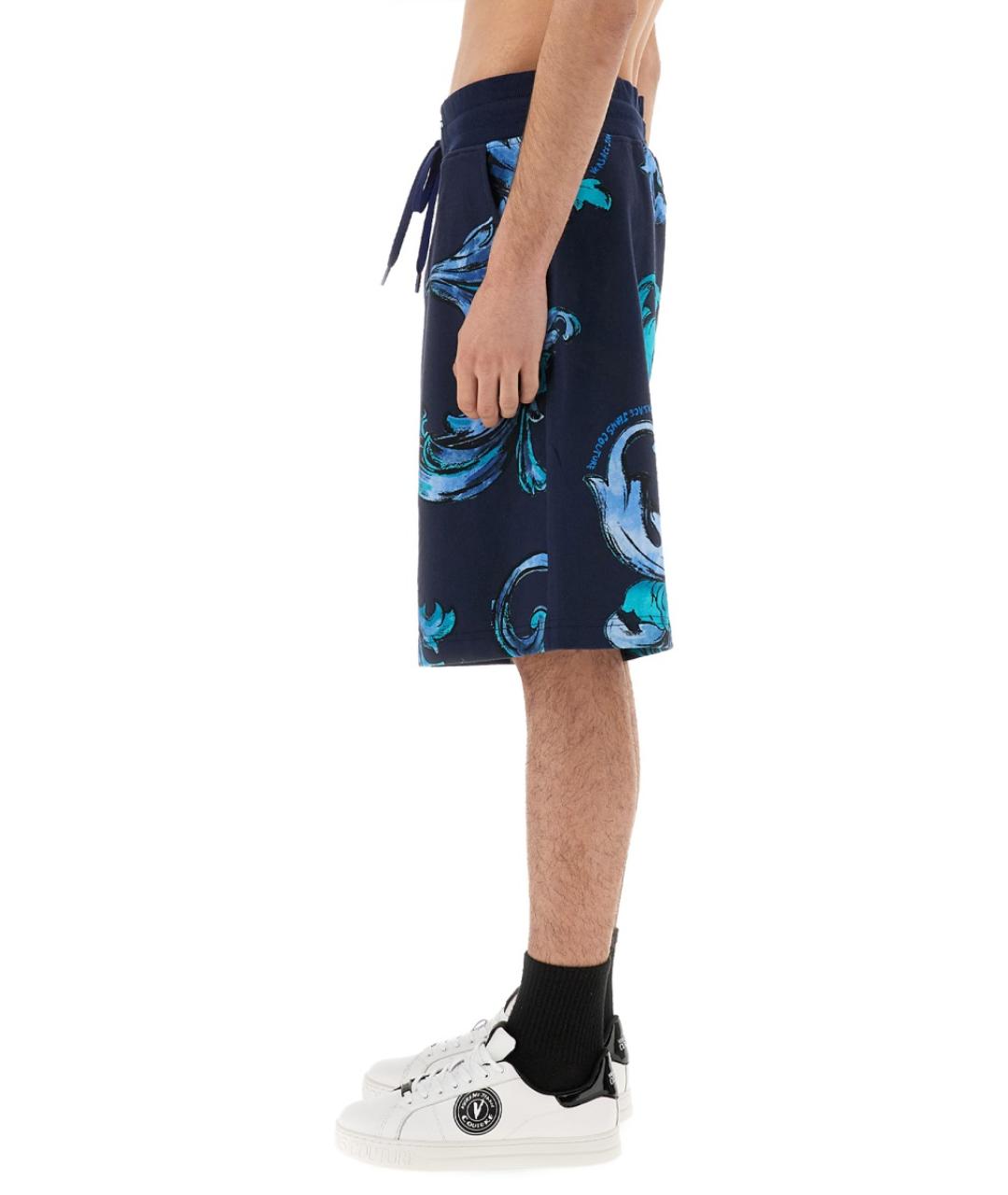 VERSACE JEANS COUTURE Мульти хлопковые шорты, фото 5