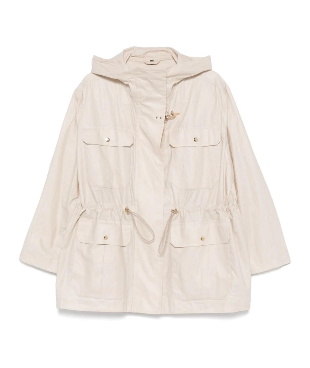 FAY Бежевая льняная куртка, фото 1