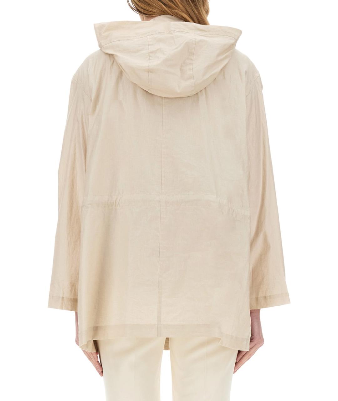 FAY Бежевая льняная куртка, фото 3