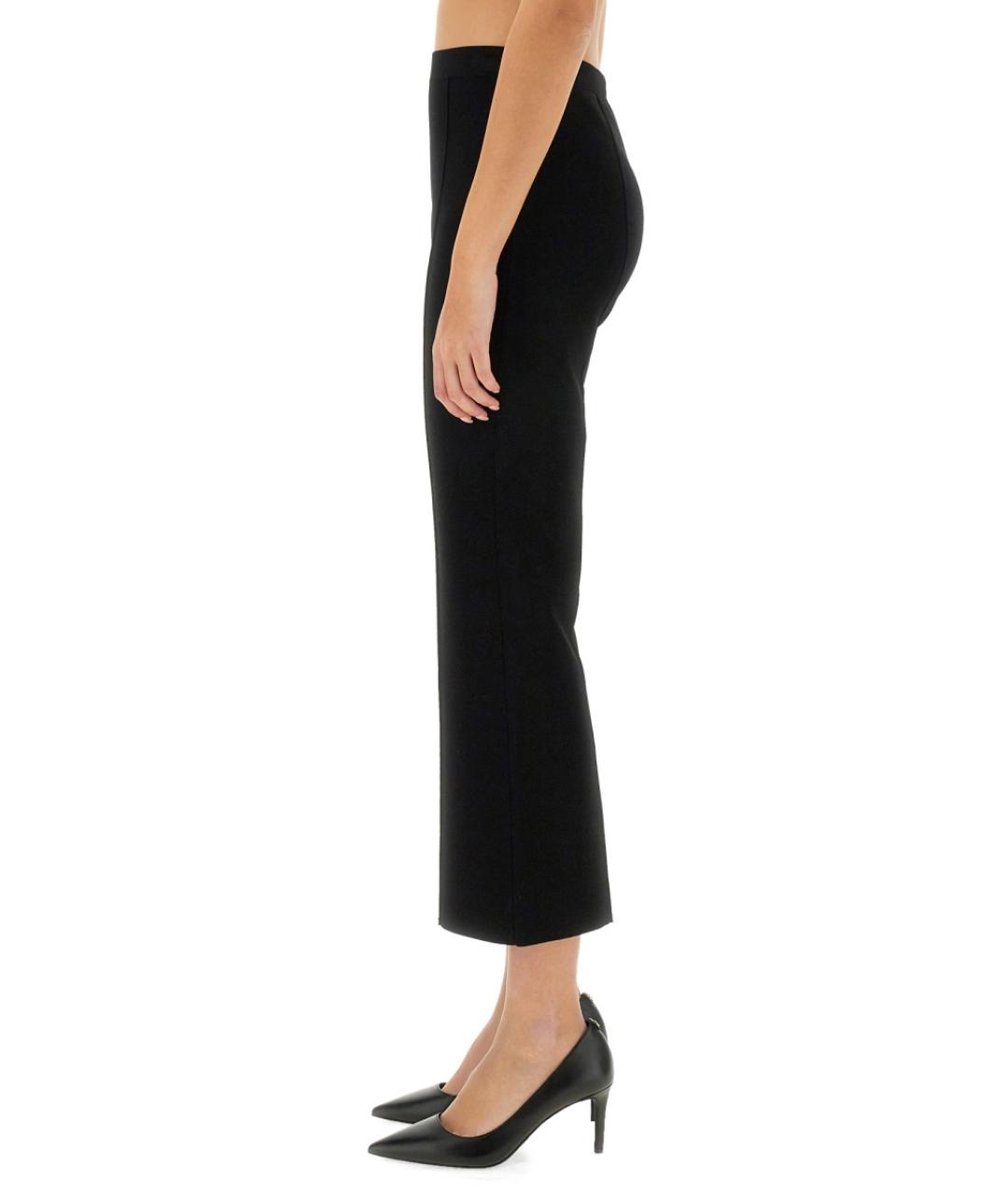THEORY Черные вискозные брюки узкие, фото 4