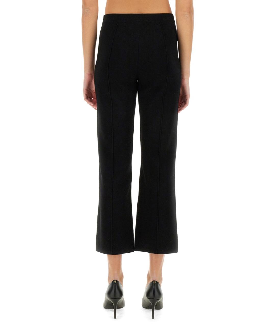 THEORY Черные вискозные брюки узкие, фото 3