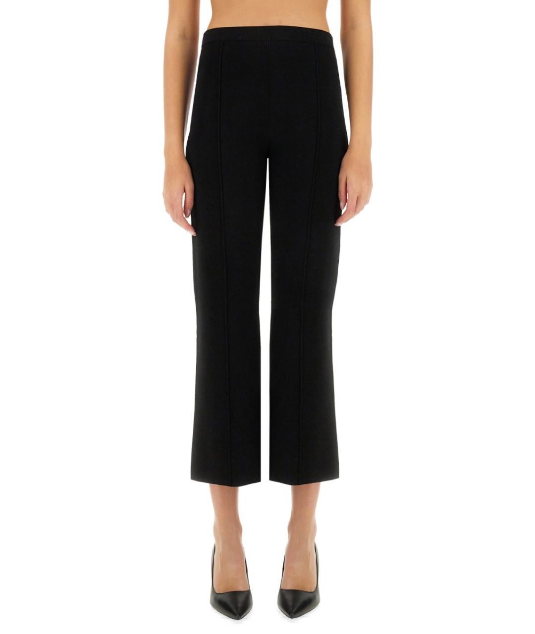 THEORY Черные вискозные брюки узкие, фото 5