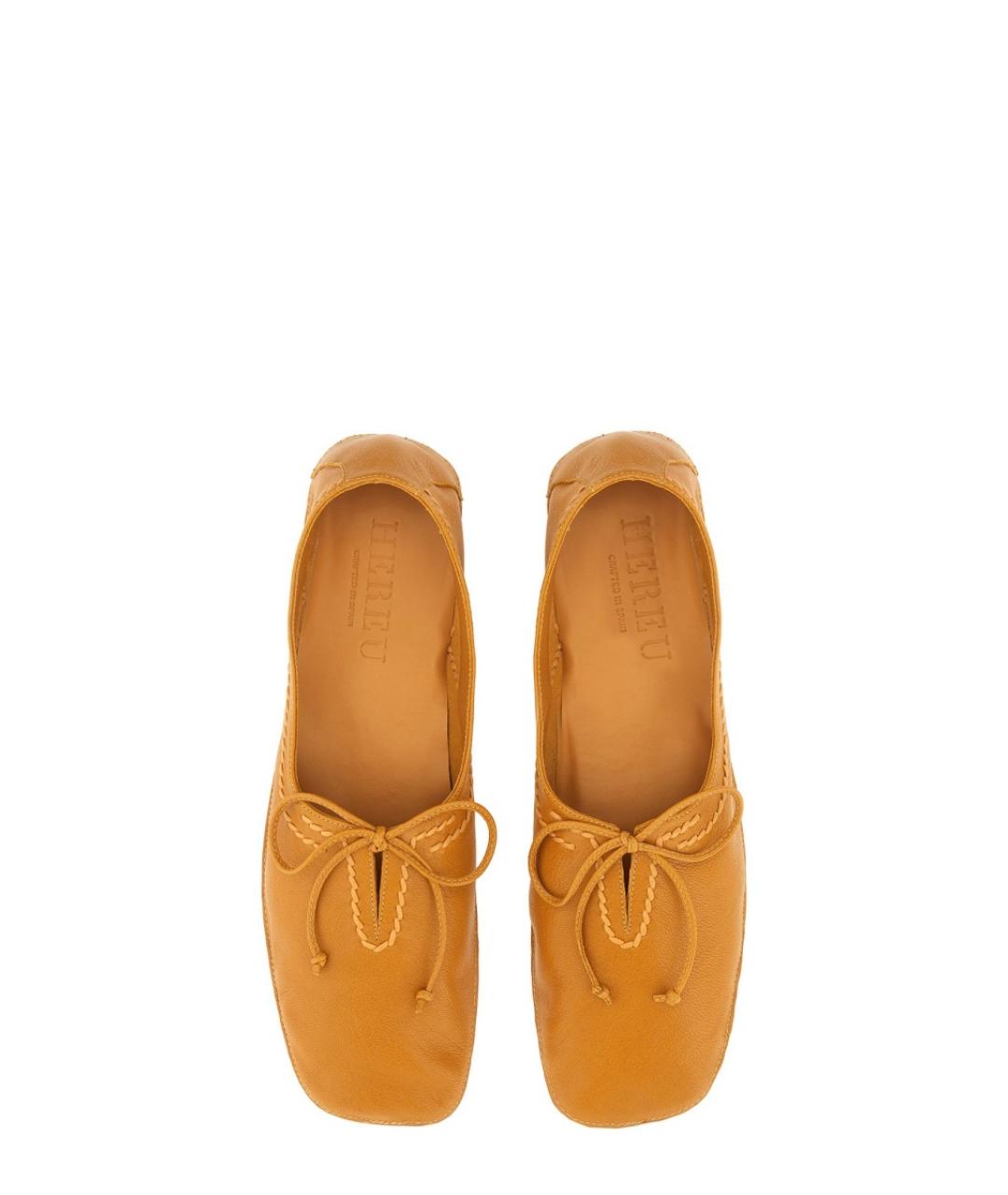 HEREU Коричневые кожаные мокасины, фото 5