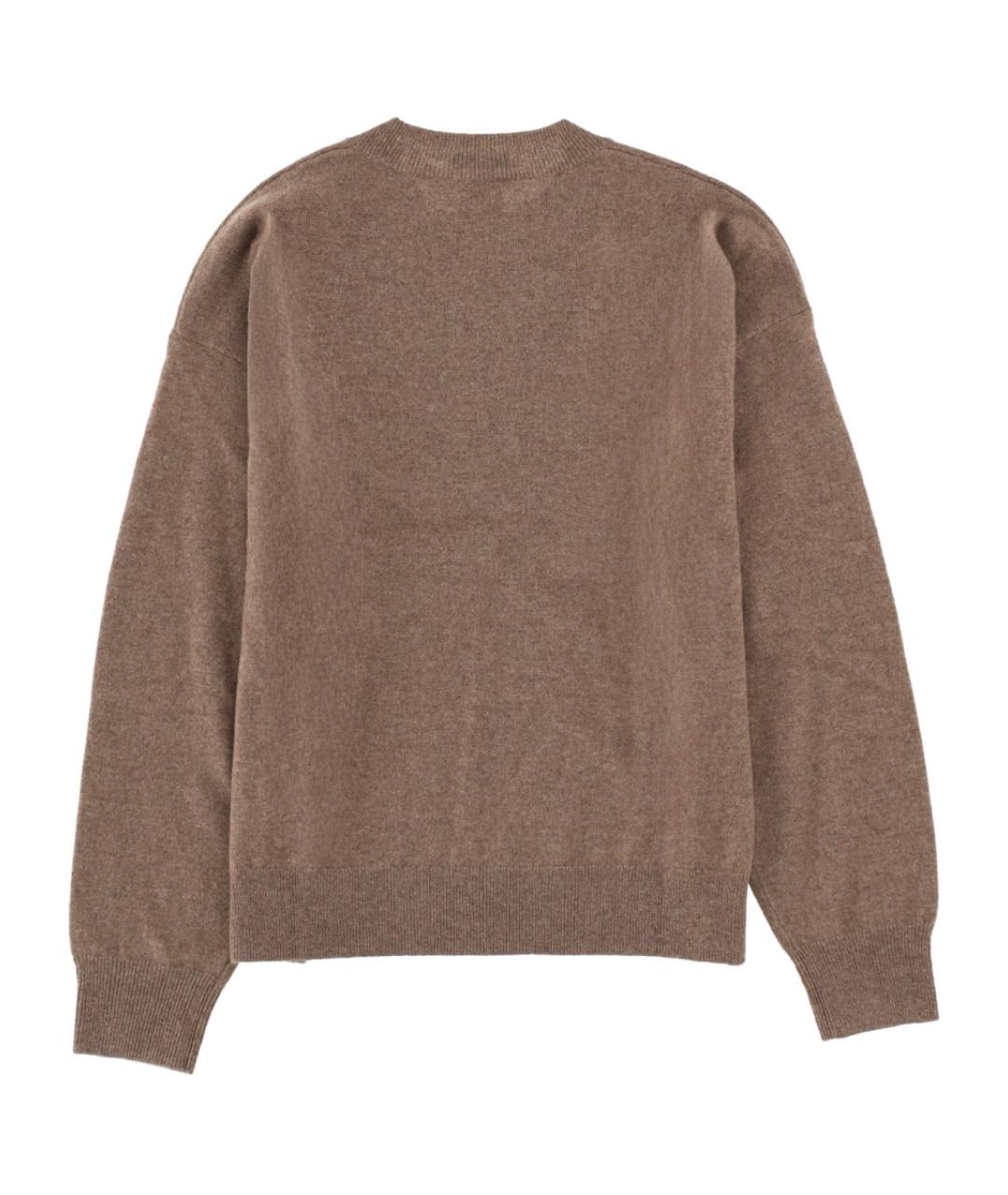 HUGO BOSS Коричневый кашемировый джемпер / свитер, фото 2