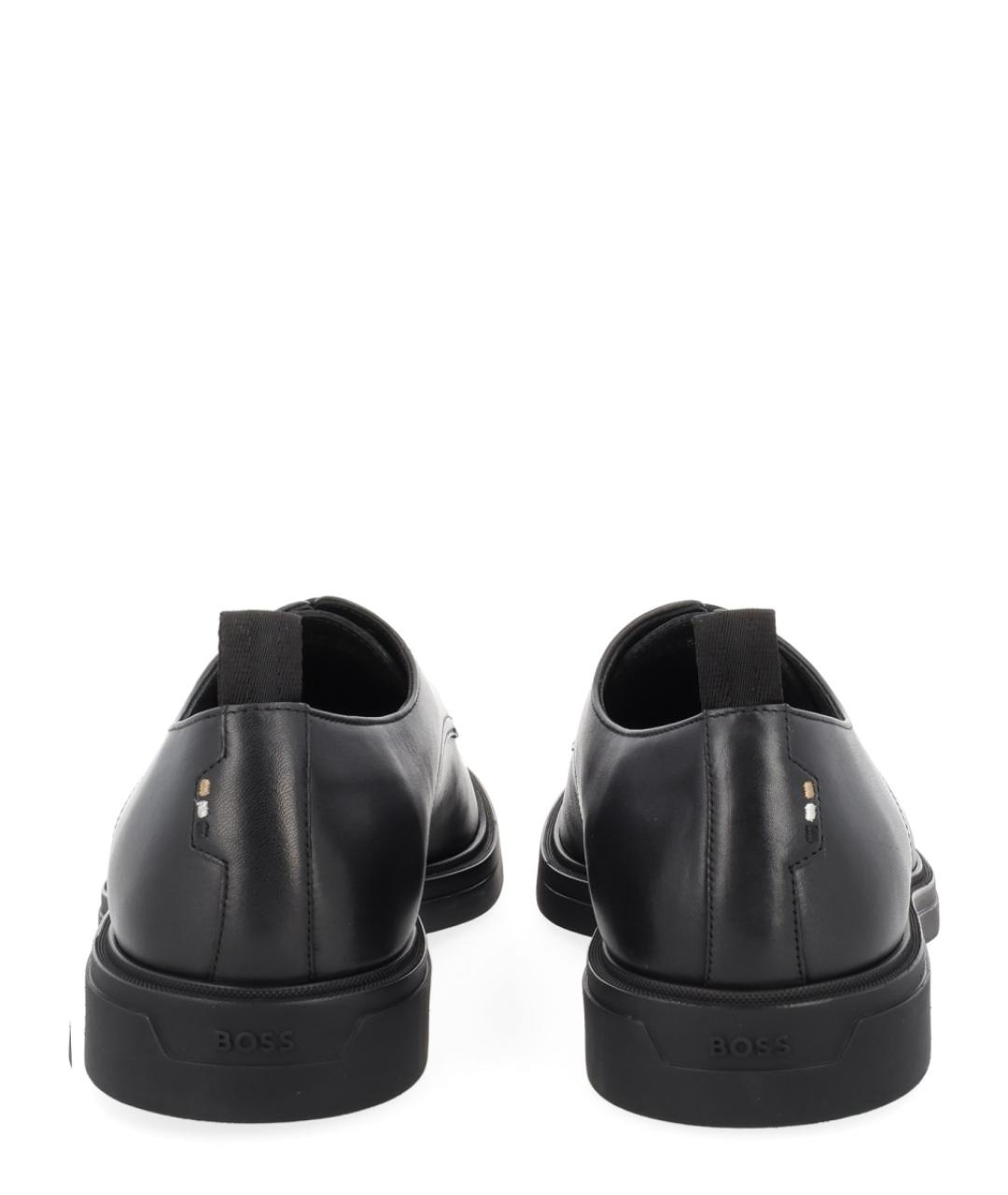 HUGO BOSS Черные кожаные туфли, фото 4