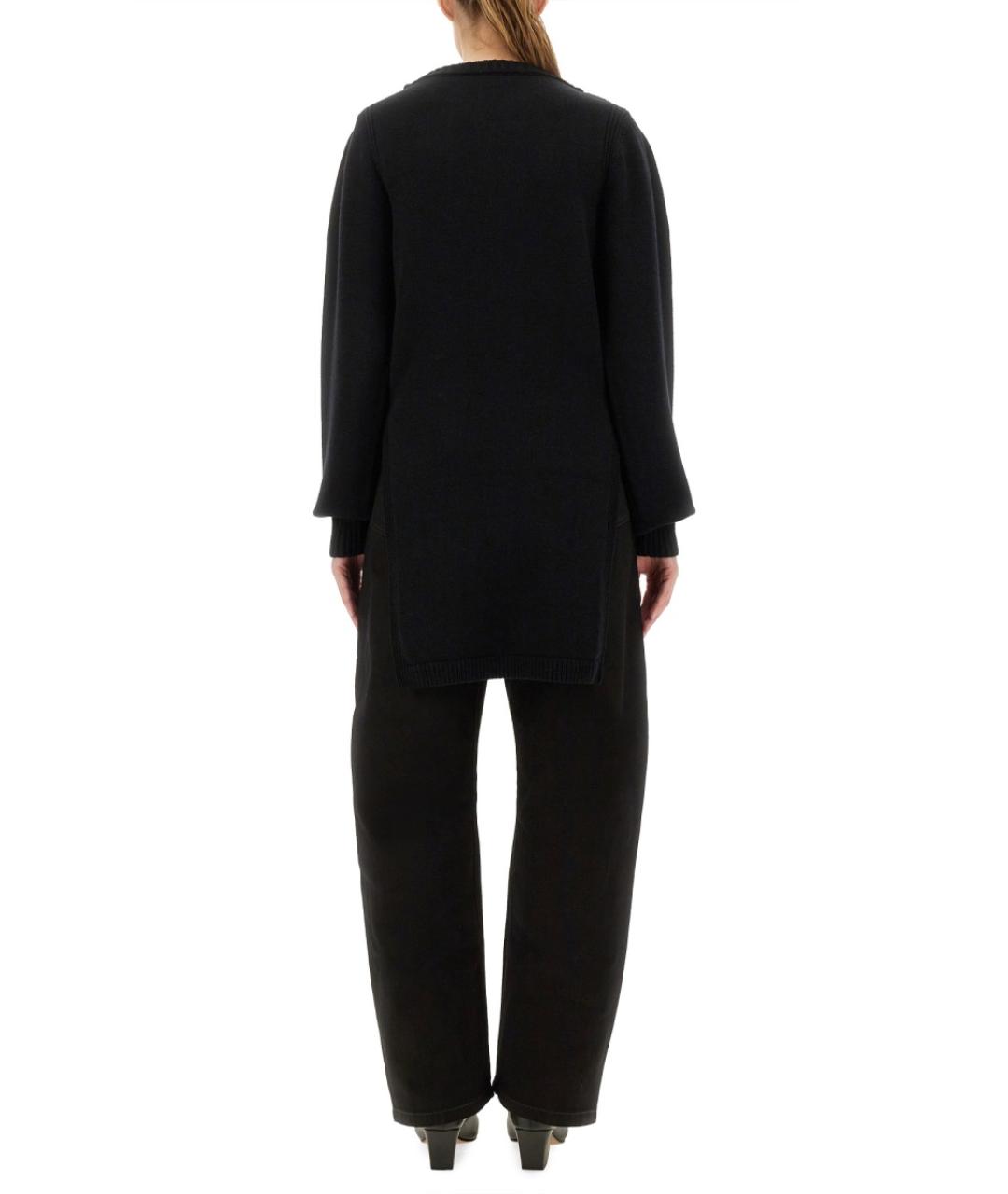 LEMAIRE Черный шерстяной джемпер / свитер, фото 4