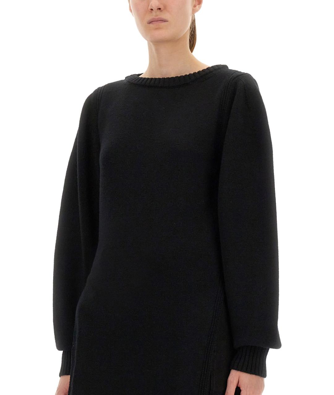 LEMAIRE Черный шерстяной джемпер / свитер, фото 5
