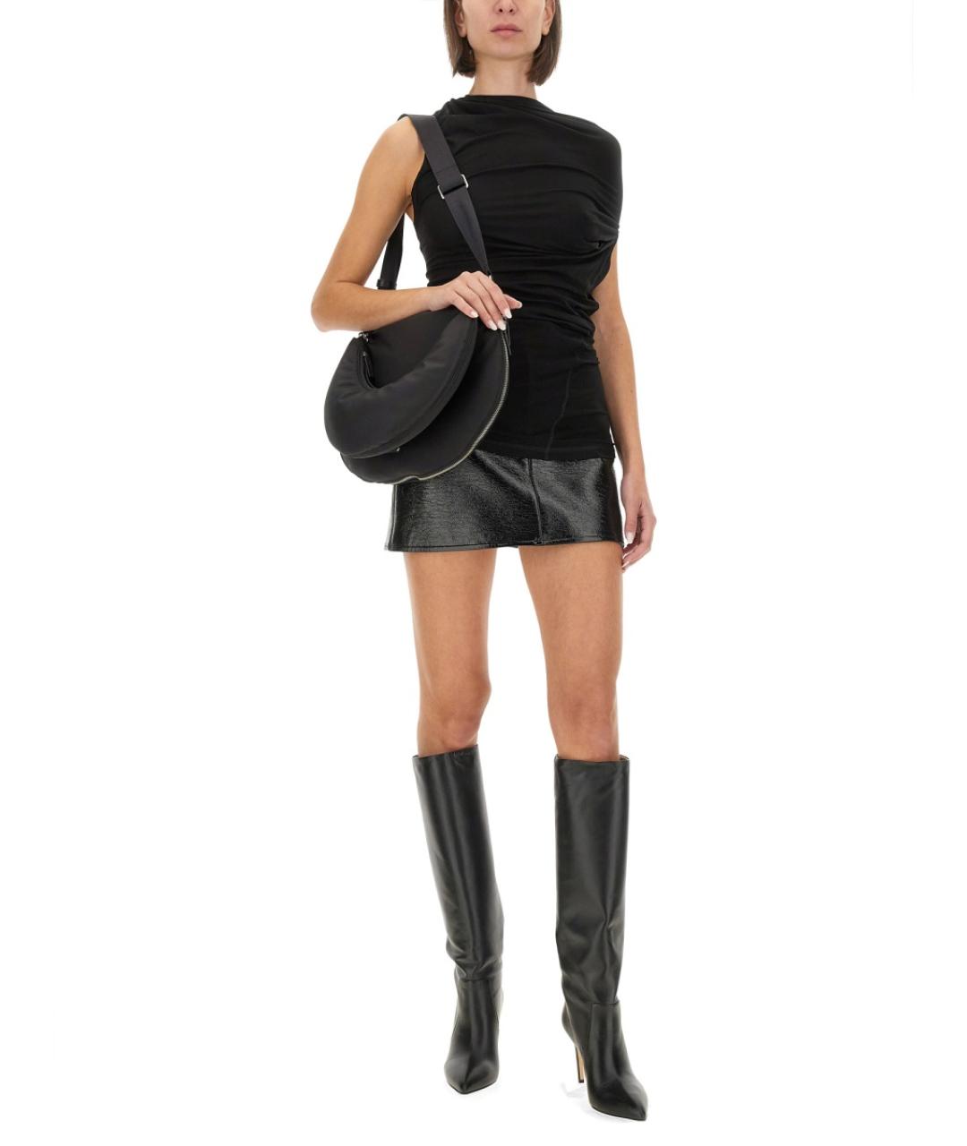 HELMUT LANG Черная блузы, фото 2