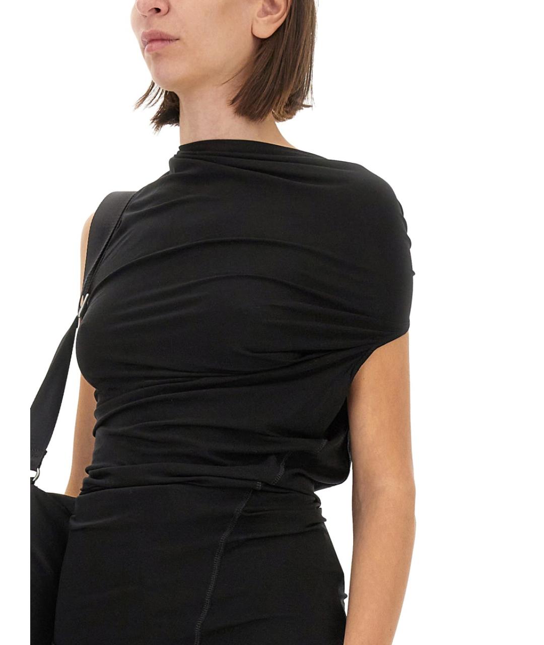 HELMUT LANG Черная блузы, фото 3