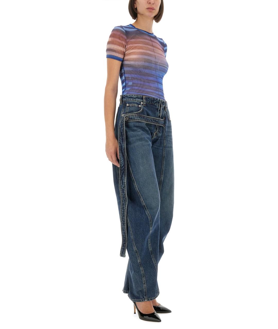 JEAN PAUL GAULTIER Мульти полиамидовая футболка, фото 2