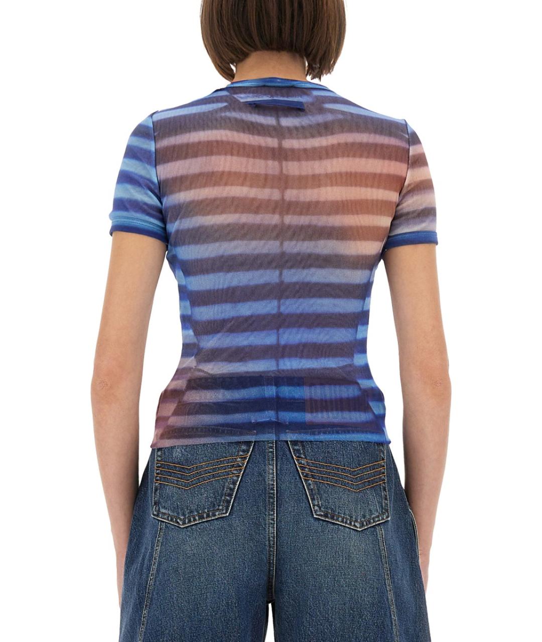 JEAN PAUL GAULTIER Мульти полиамидовая футболка, фото 3