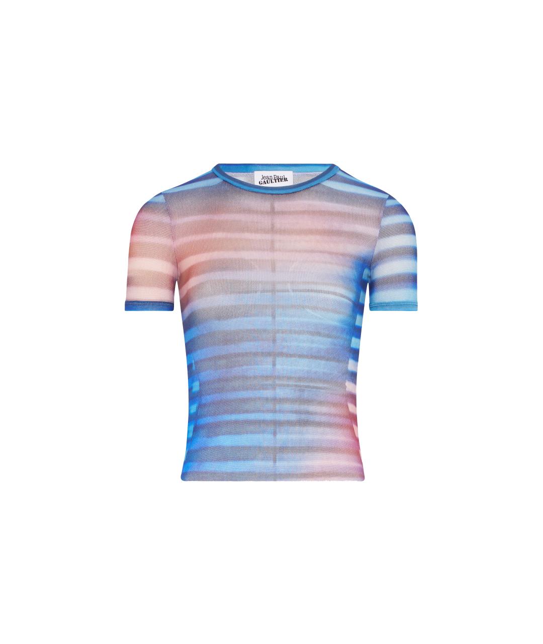 JEAN PAUL GAULTIER Мульти полиамидовая футболка, фото 1
