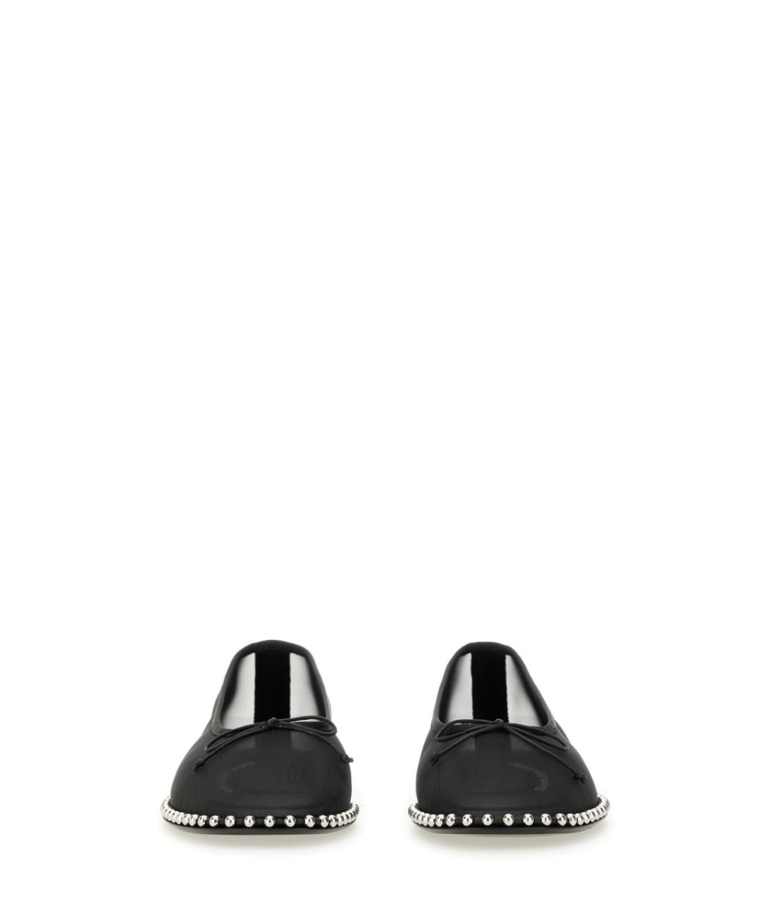 ALEXANDER WANG Черные синтетические балетки, фото 4