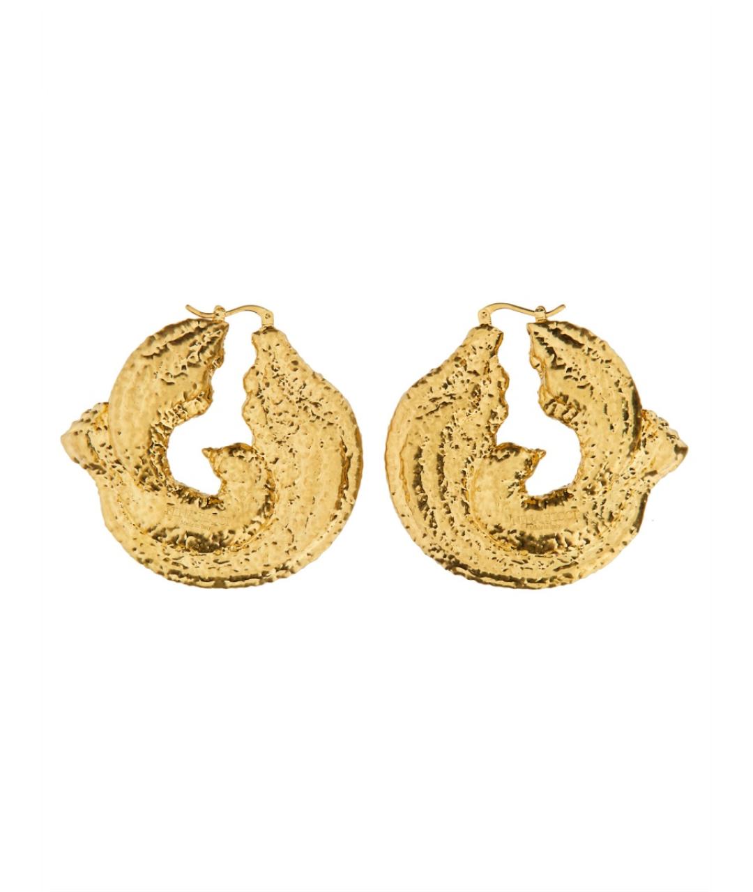 NINA RICCI Золотые латунные серьги, фото 1