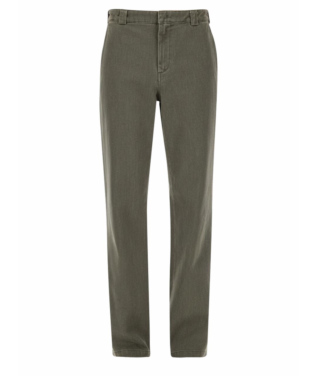 ASPESI Серые хлопковые повседневные брюки, фото 1