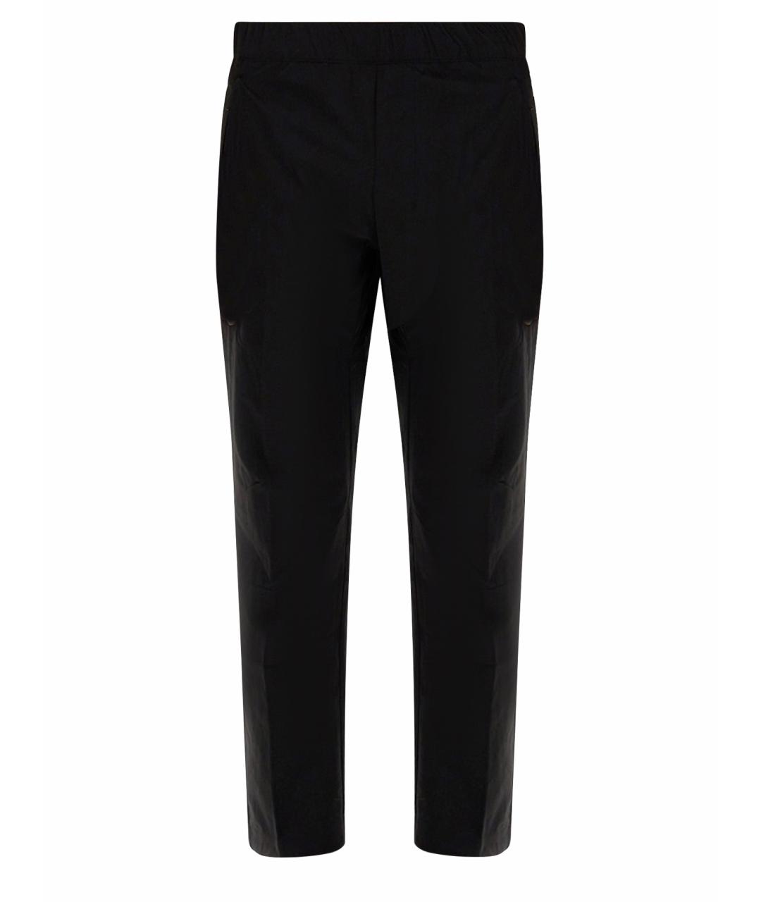 HUGO BOSS Черные полиамидовые повседневные брюки, фото 1