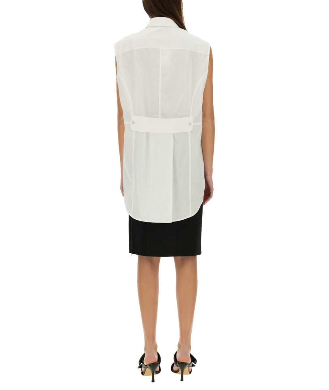 HELMUT LANG Белая хлопковая рубашка, фото 3