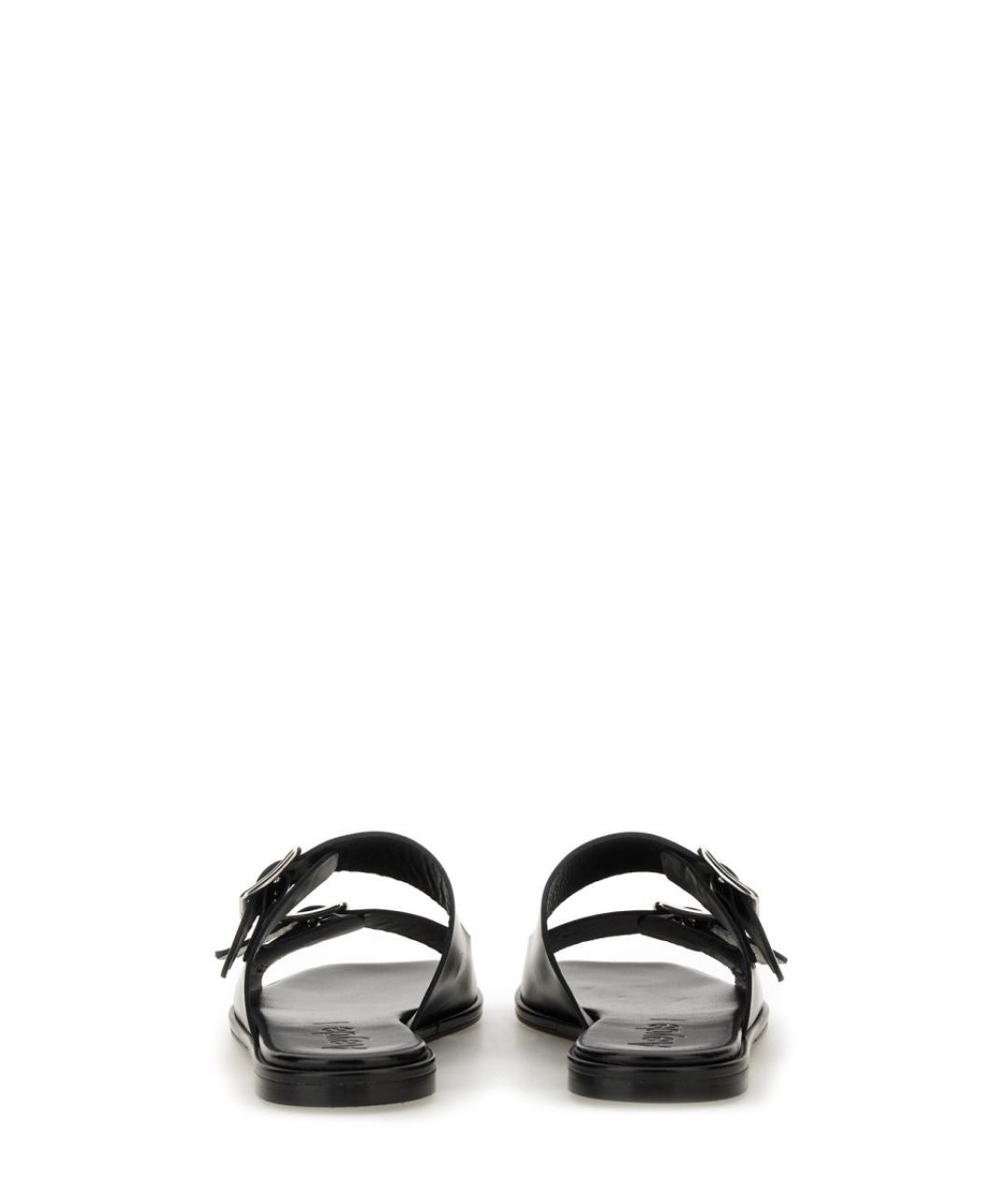 AEYDE Черные кожаные сандалии, фото 3