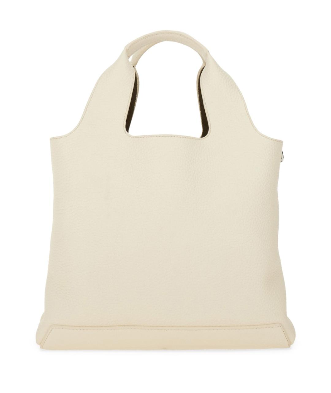 HOGAN Белая кожаная сумка тоут, фото 2