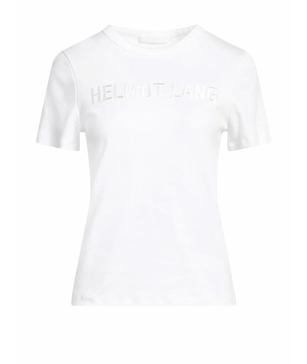 HELMUT LANG Белая хлопковая футболка, фото 1