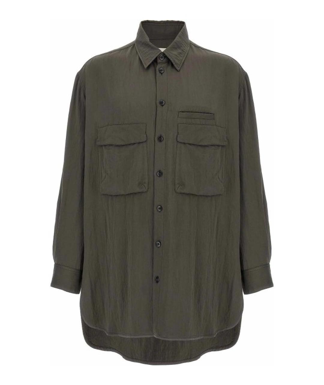 LEMAIRE Хаки кэжуал рубашка, фото 1