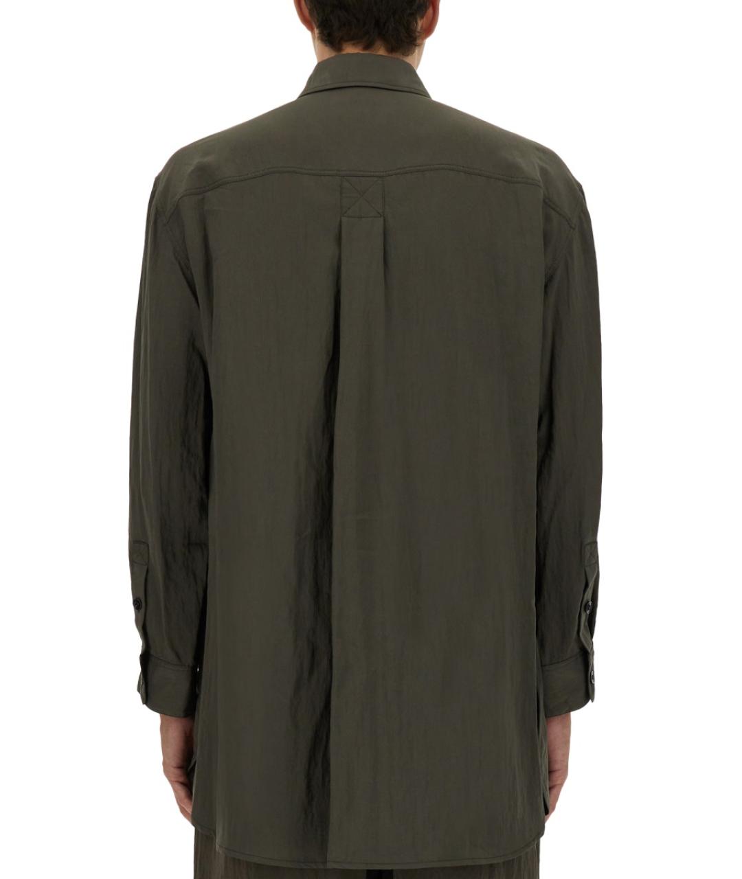 LEMAIRE Хаки кэжуал рубашка, фото 3