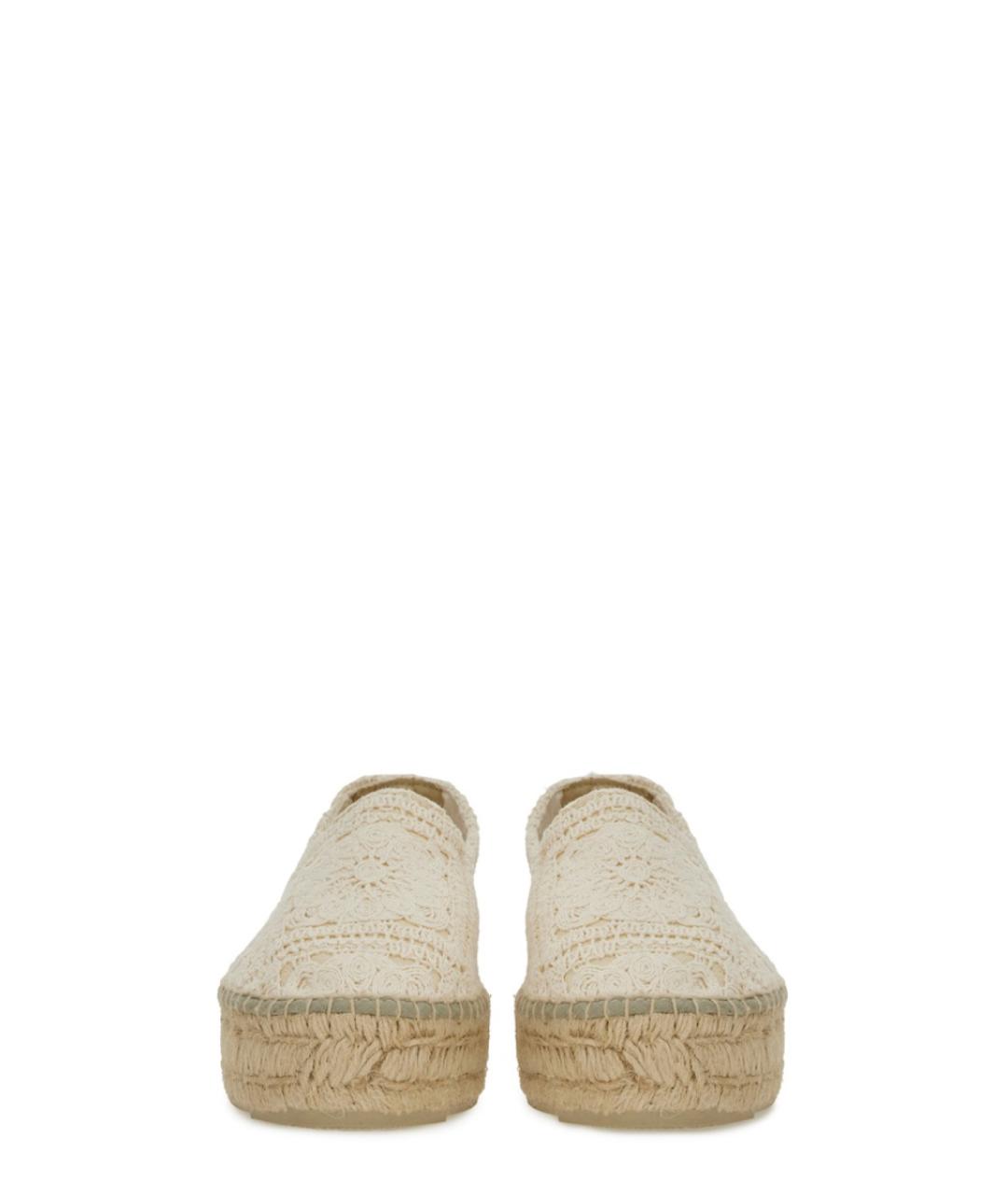 MANEBI Бежевые синтетические эспадрильи, фото 3