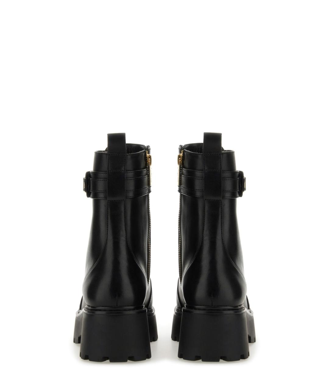 MICHAEL KORS Черные кожаные ботинки, фото 3