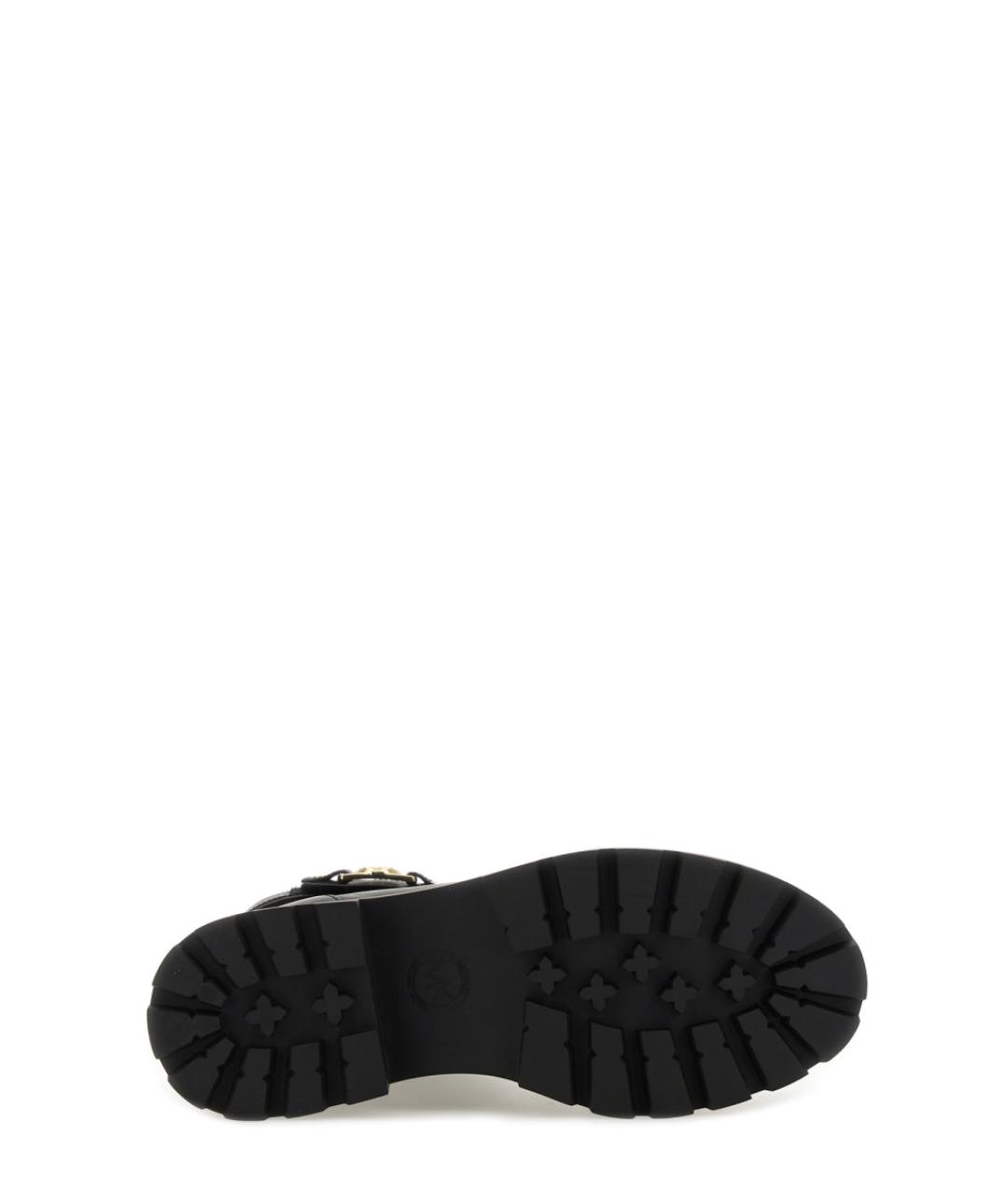 MICHAEL KORS Черные кожаные ботинки, фото 5