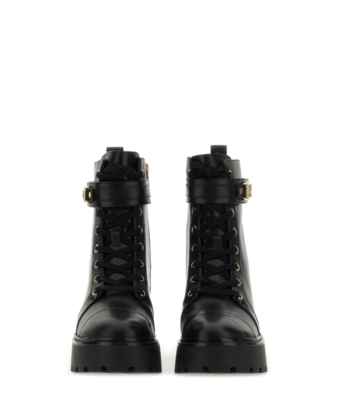 MICHAEL KORS Черные кожаные ботинки, фото 4