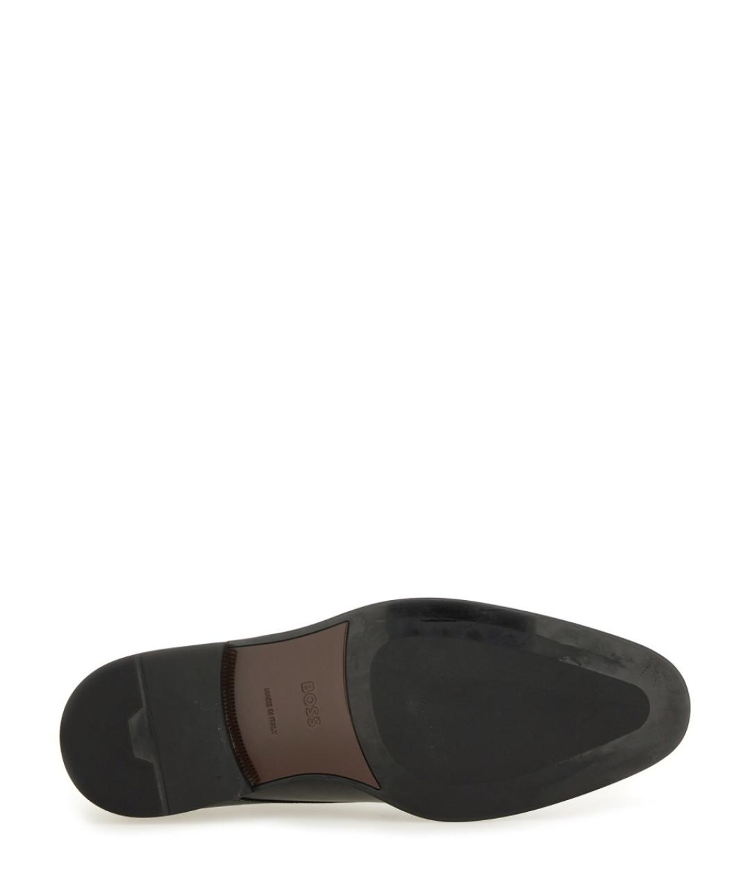 HUGO BOSS Черные кожаные туфли, фото 5