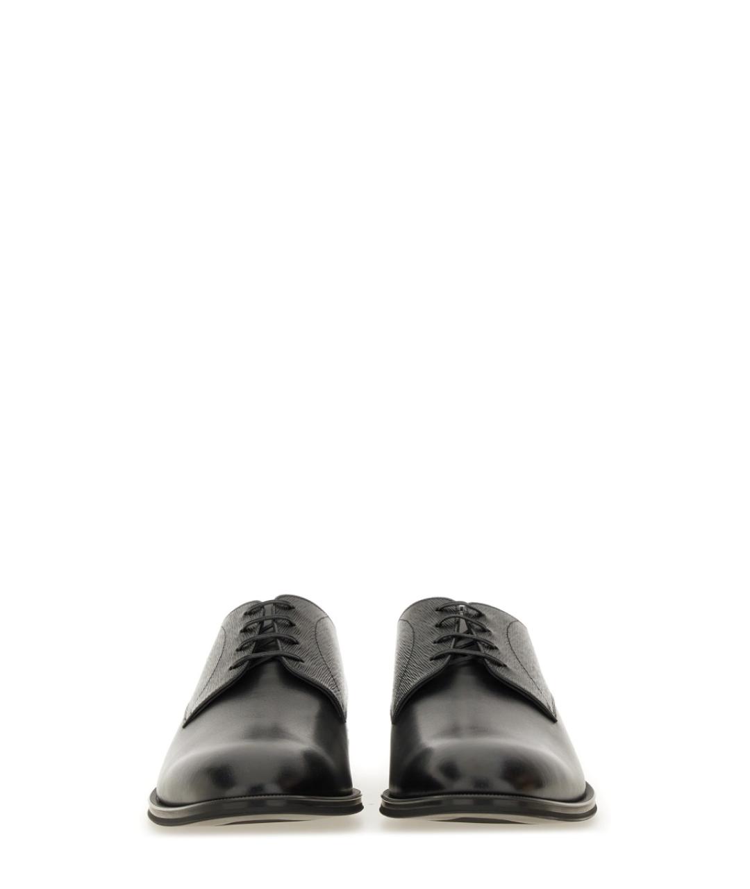 HUGO BOSS Черные кожаные туфли, фото 4