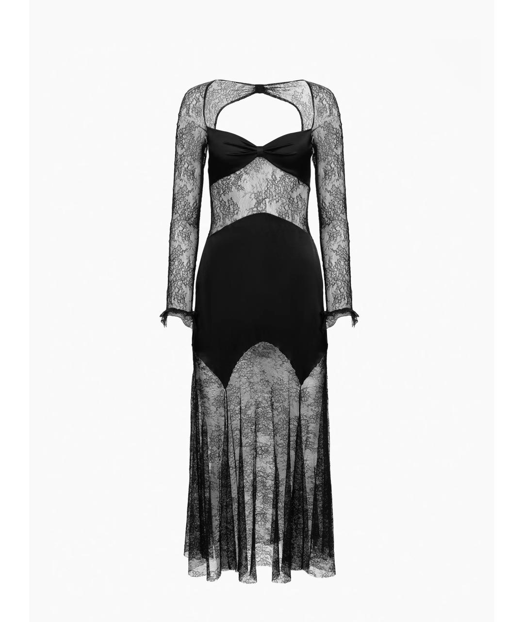 NINA RICCI Черное полиамидовое вечернее платье, фото 6