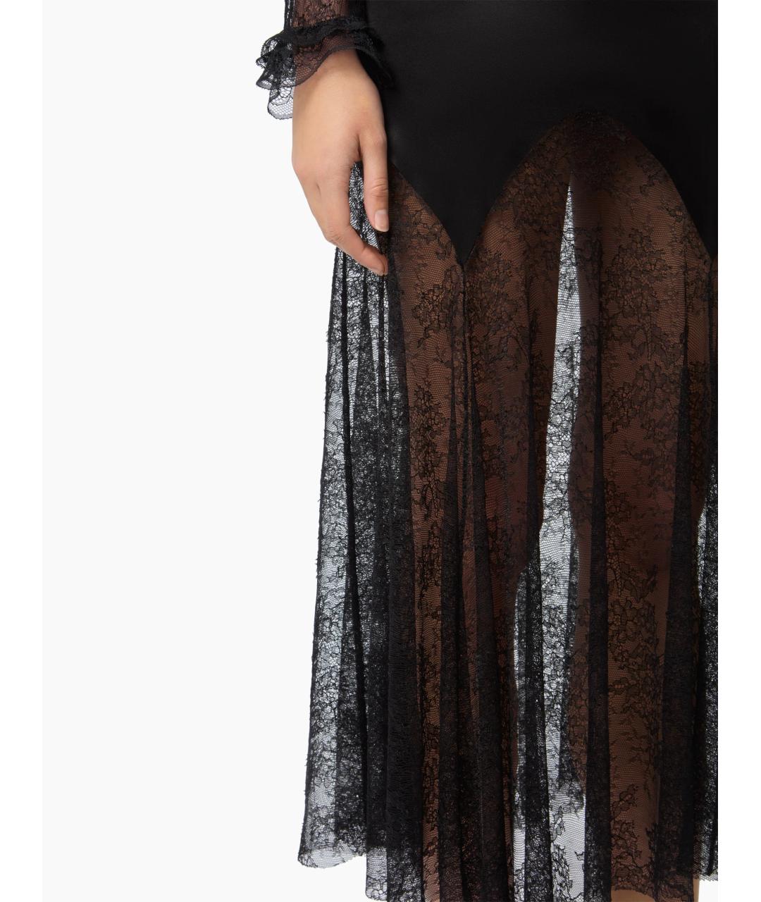 NINA RICCI Черное полиамидовое вечернее платье, фото 4