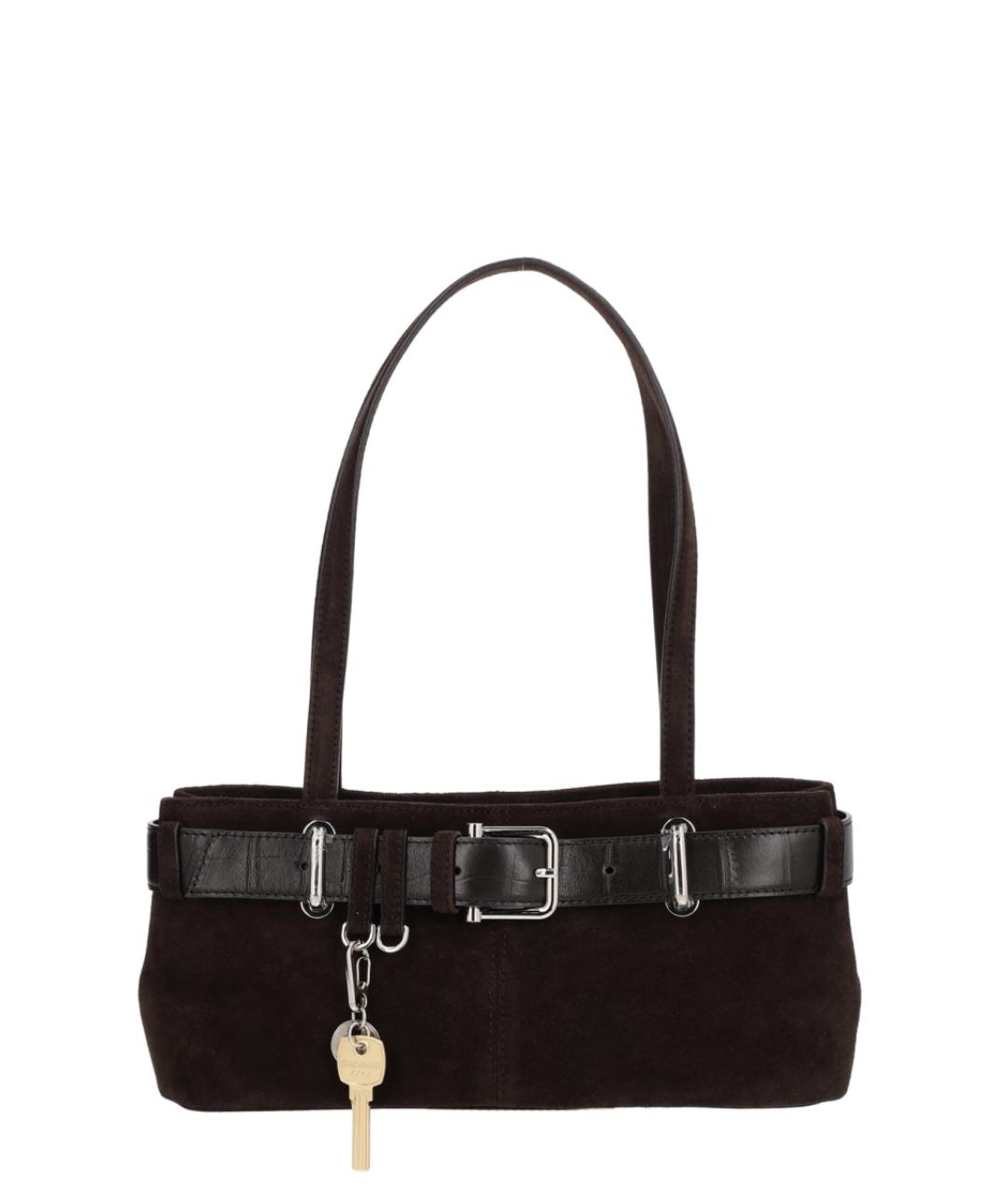 OSOI Коричневая кожаная сумка через плечо, фото 1