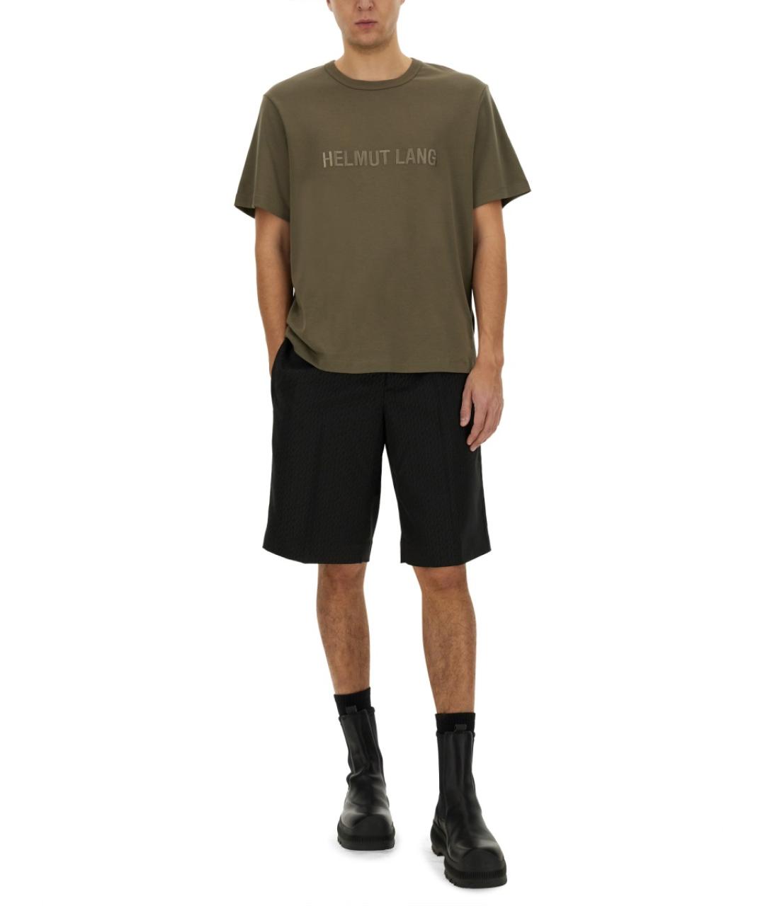 HELMUT LANG Черные полиэстеровые шорты, фото 3