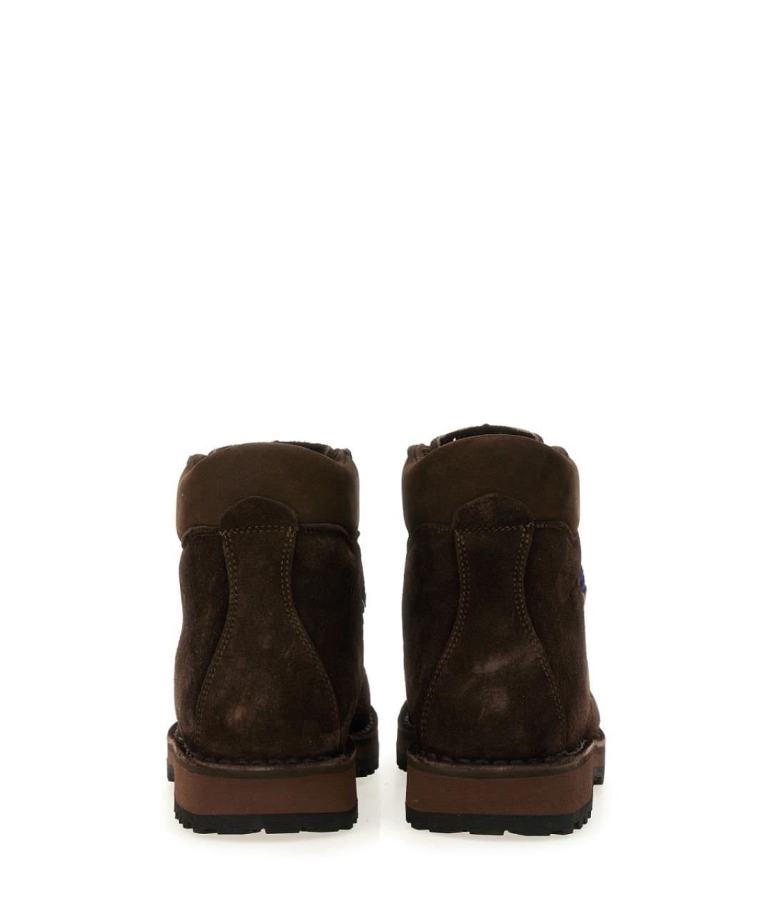 DIEMME Коричневые замшевые низкие ботинки, фото 3