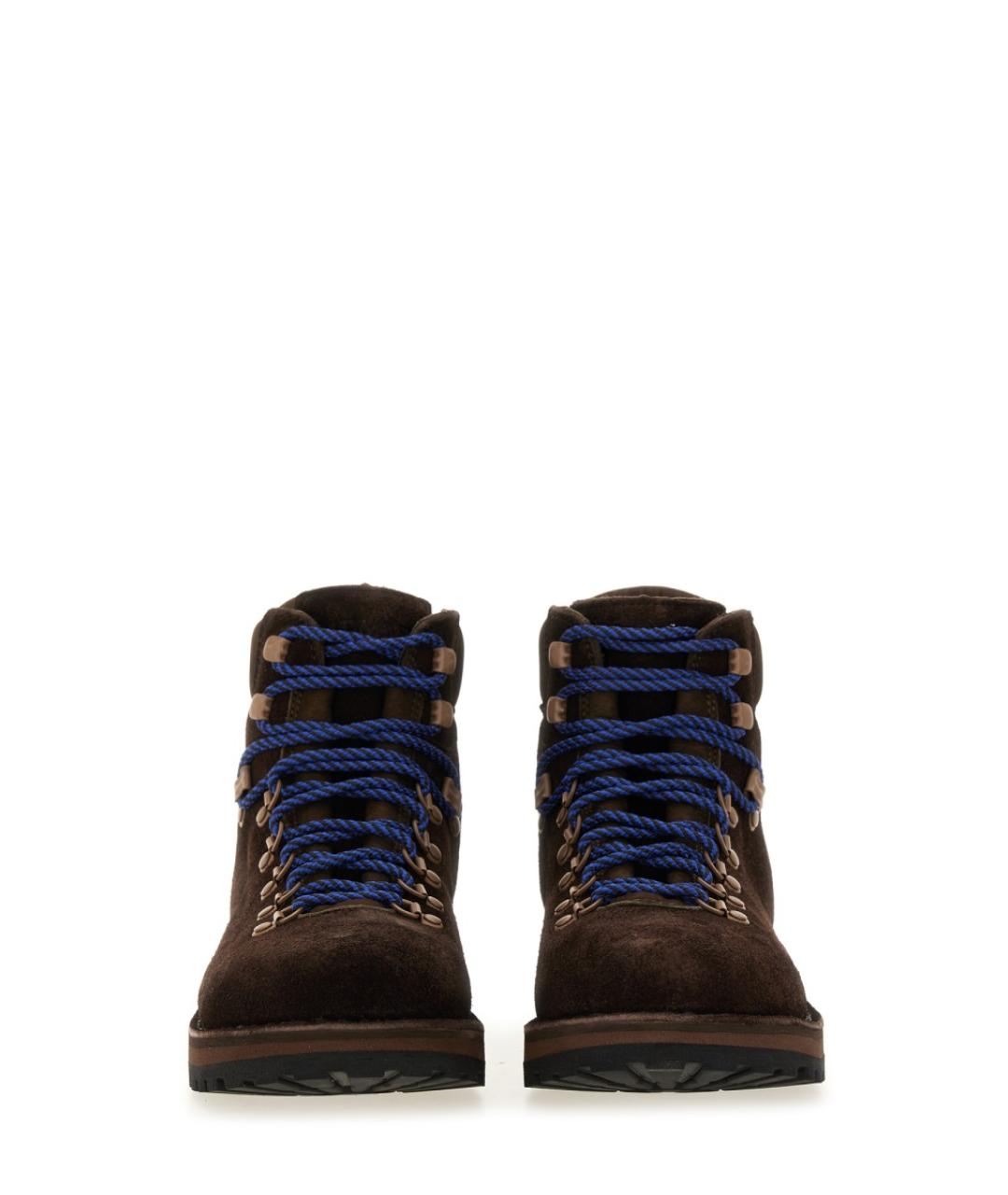 DIEMME Коричневые замшевые низкие ботинки, фото 4