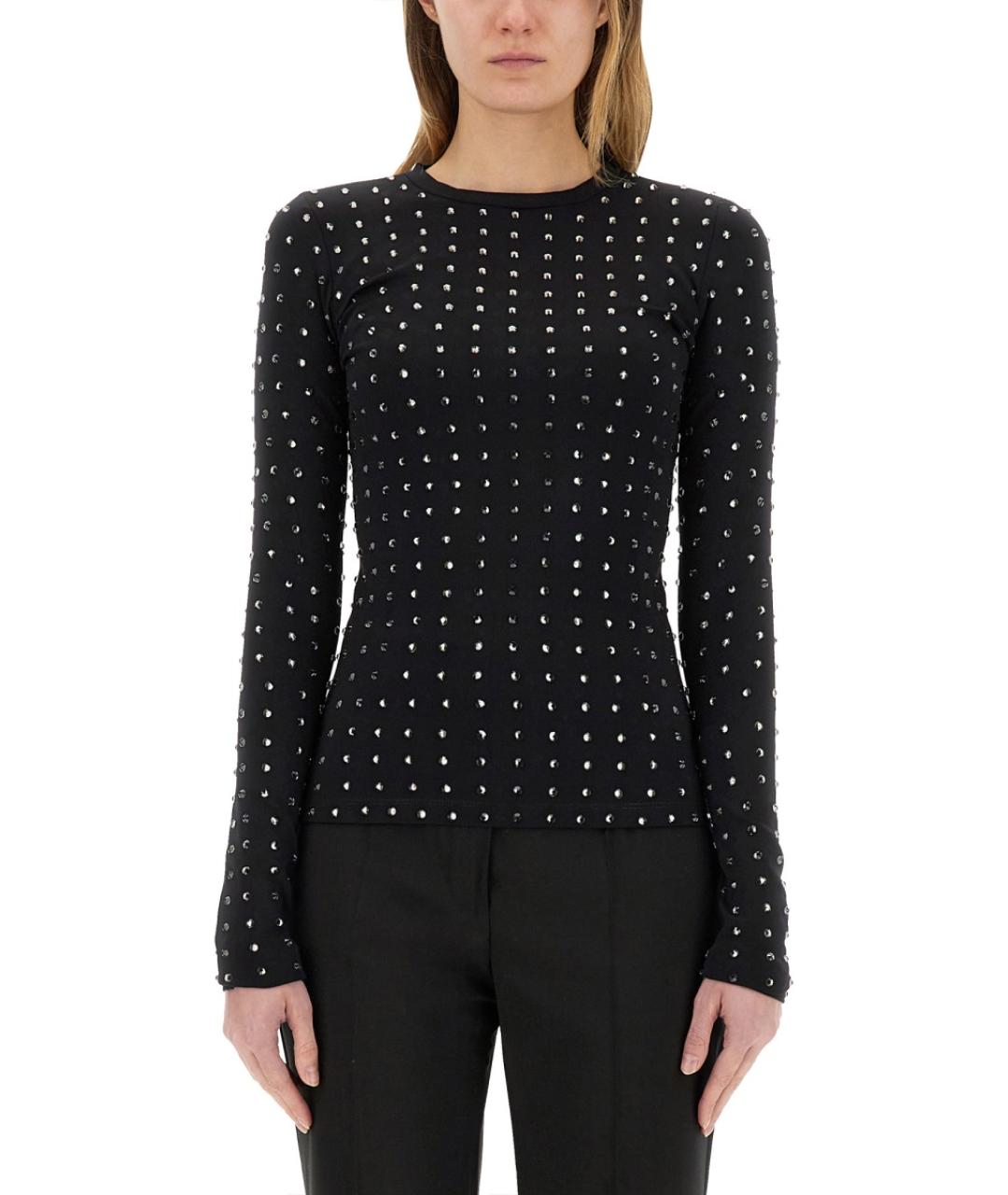 SPORTMAX Черная полиамидовая блузы, фото 1