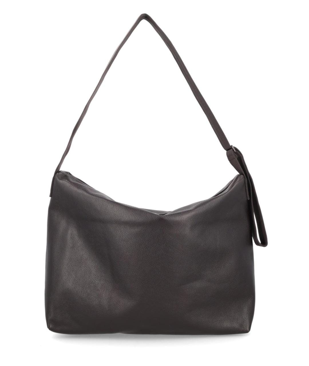 LEMAIRE Коричневая кожаная сумка на плечо, фото 2