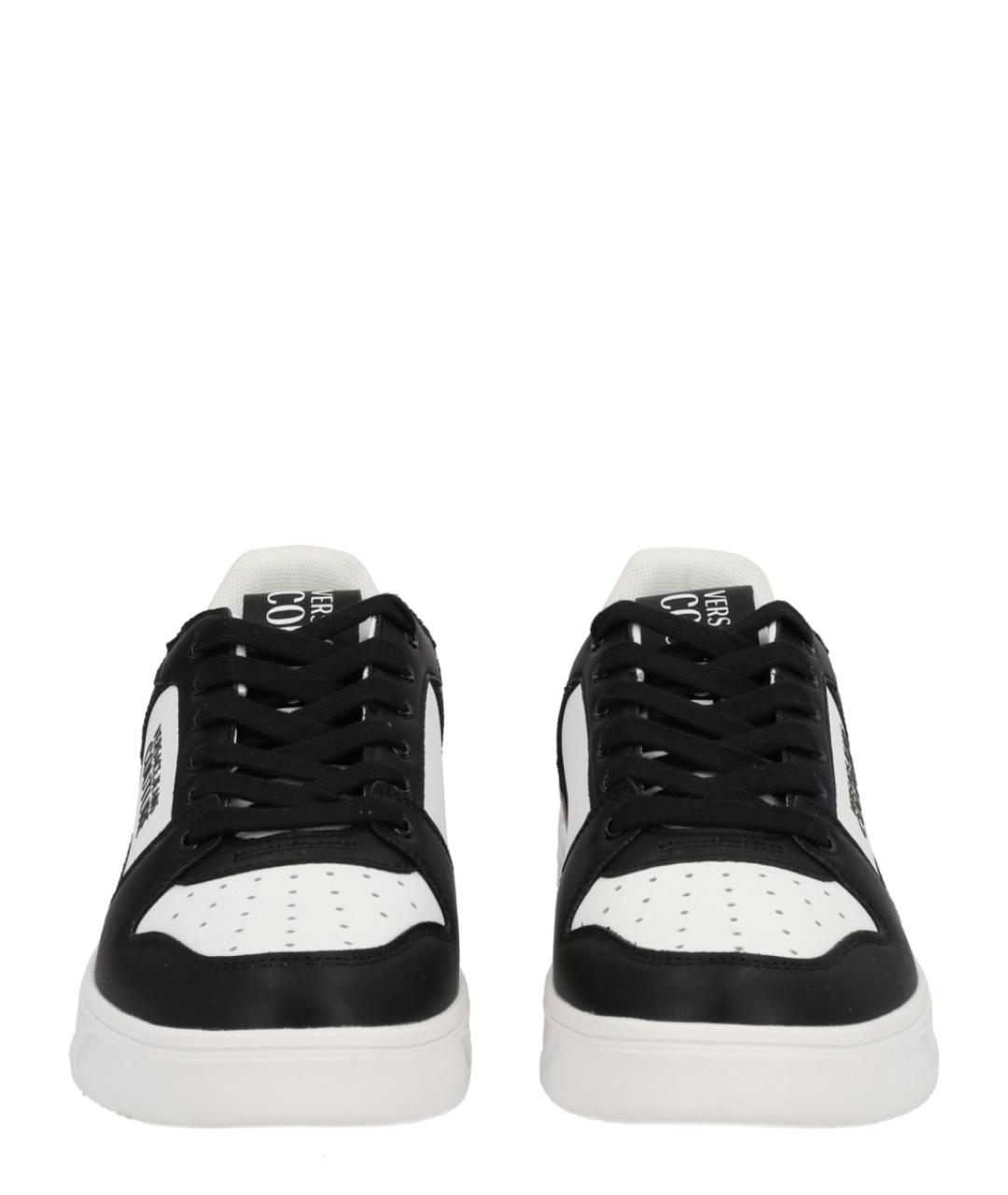 VERSACE JEANS COUTURE Белые кожаные низкие кроссовки / кеды, фото 3