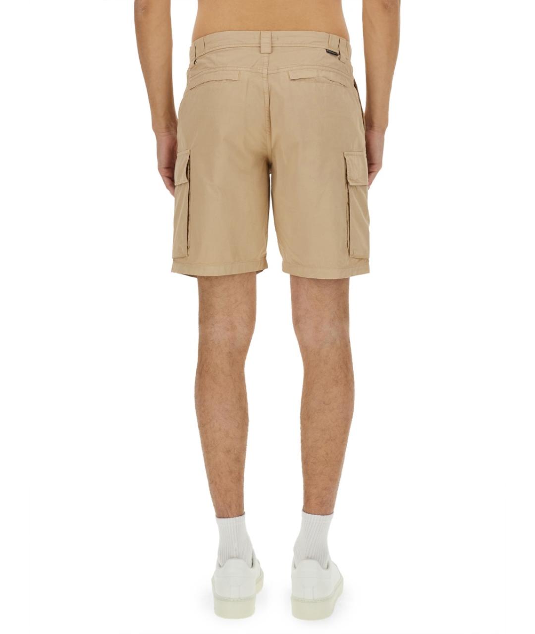 WOOLRICH Бежевые хлопковые шорты, фото 4
