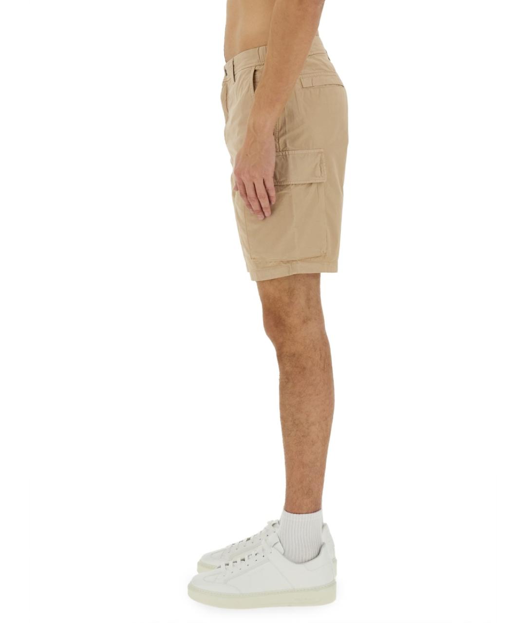 WOOLRICH Бежевые хлопковые шорты, фото 5